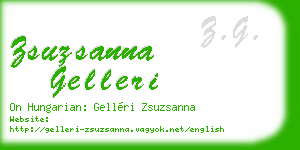 zsuzsanna gelleri business card