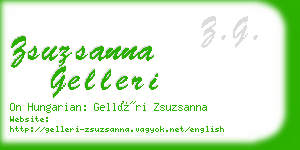 zsuzsanna gelleri business card